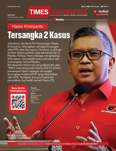 	Edisi Selasa, 24 Desember 2024: E-Koran, Bacaan Positif Masyarakat 5.0