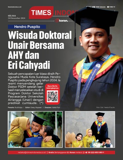 	Edisi Selasa, 24 Desember 2024: E-Koran, Bacaan Positif Masyarakat 5.0