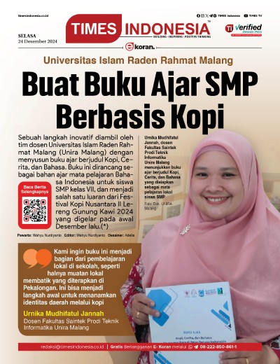 	Edisi Selasa, 24 Desember 2024: E-Koran, Bacaan Positif Masyarakat 5.0