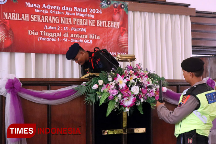 Kepolisian Lakukan Sterilisasi di Gereja Wilayah Kota Magelang