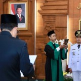 Lantik Adi Wibowo sebagai Wali Kota Pasuruan, Pj Gubernur Adhy Pesan Percepatan Pembangunan