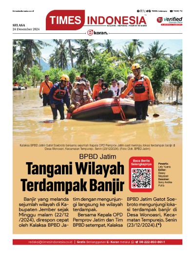 	Edisi Selasa, 24 Desember 2024: E-Koran, Bacaan Positif Masyarakat 5.0