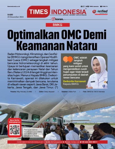 Edisi Rabu, 25 Desember 2024: E-Koran, Bacaan Positif Masyarakat 5.0