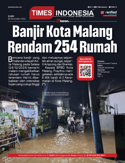 Edisi Rabu, 25 Desember 2024: E-Koran, Bacaan Positif Masyarakat 5.0