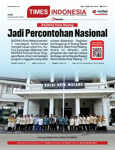 Edisi Rabu, 25 Desember 2024: E-Koran, Bacaan Positif Masyarakat 5.0
