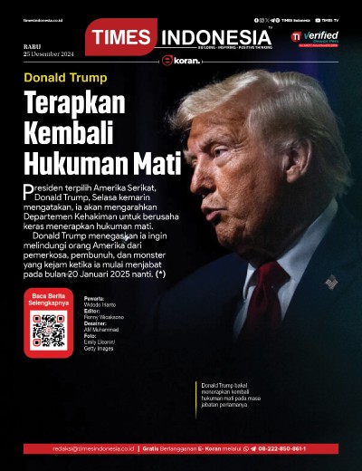 Edisi Rabu, 25 Desember 2024: E-Koran, Bacaan Positif Masyarakat 5.0