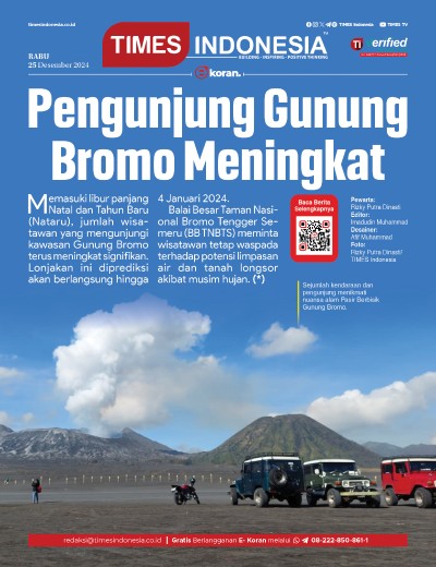 Edisi Rabu, 25 Desember 2024: E-Koran, Bacaan Positif Masyarakat 5.0
