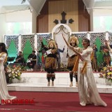 Misa Malam Natal GKJW Banyuwangi Ceritakan Betlehem Tempat Lahirnya Seorang Bayi Raja Damai