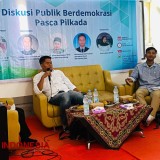 Diskusi Publik Gawa Lelaku STIE Pemnas Malang: Mengawal Demokrasi Pasca Pilkada 2024