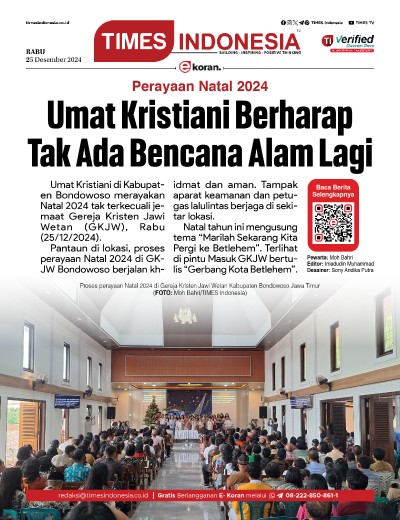 Edisi Rabu, 25 Desember 2024: E-Koran, Bacaan Positif Masyarakat 5.0