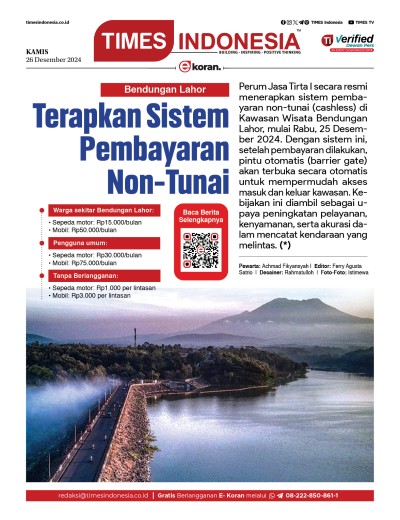 Edisi Kamis, 26 Desember 2024: E-Koran, Bacaan Positif Masyarakat 5.0