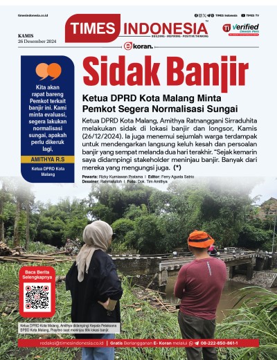 Edisi Kamis, 26 Desember 2024: E-Koran, Bacaan Positif Masyarakat 5.0