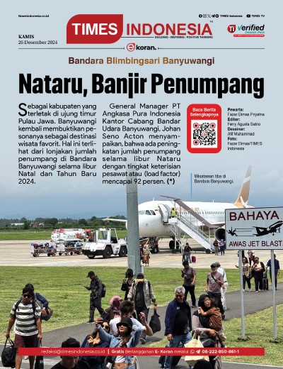 Edisi Kamis, 26 Desember 2024: E-Koran, Bacaan Positif Masyarakat 5.0