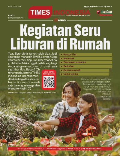 	Edisi Kamis, 26 Desember 2024: E-Koran, Bacaan Positif Masyarakat 5.0