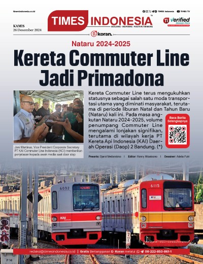 	Edisi Kamis, 26 Desember 2024: E-Koran, Bacaan Positif Masyarakat 5.0