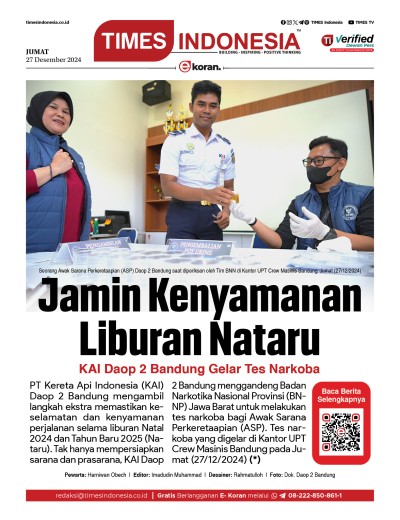 Edisi Jumat, 27 Desember 2024: E-Koran, Bacaan Positif Masyarakat 5.0