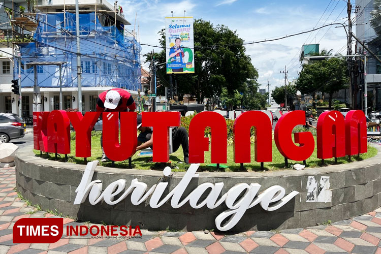 Lampu Landmark Kayutangan Malang Mati, Kini Diperbaiki