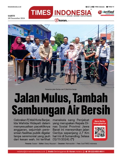 Edisi Sabtu, 28 Desember 2024: E-Koran, Bacaan Positif Masyarakat 5.0