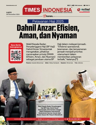 Edisi Sabtu, 28 Desember 2024: E-Koran, Bacaan Positif Masyarakat 5.0