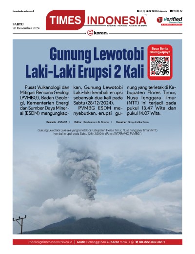 Edisi Sabtu, 28 Desember 2024: E-Koran, Bacaan Positif Masyarakat 5.0