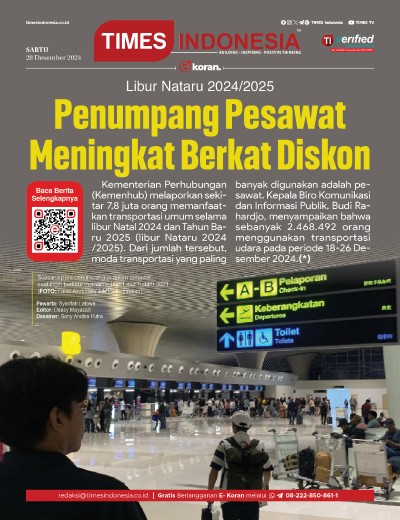 Edisi Sabtu, 28 Desember 2024: E-Koran, Bacaan Positif Masyarakat 5.0