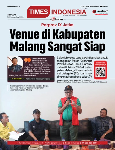 	Edisi Minggu, 29 Desember 2024: E-Koran, Bacaan Positif Masyarakat 5.0