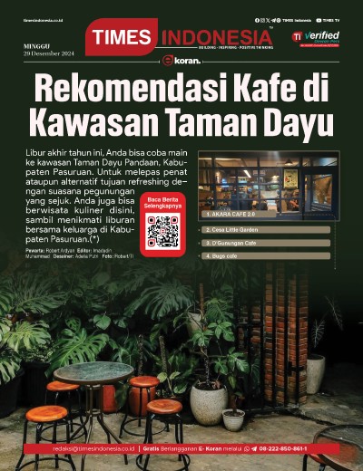 	Edisi Minggu, 29 Desember 2024: E-Koran, Bacaan Positif Masyarakat 5.0