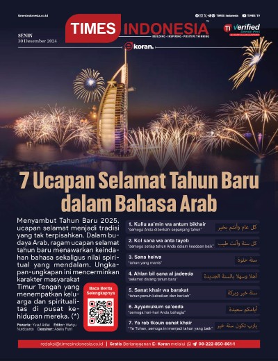 Edisi Senin, 30 Desember 2024: E-Koran, Bacaan Positif Masyarakat 5.0
