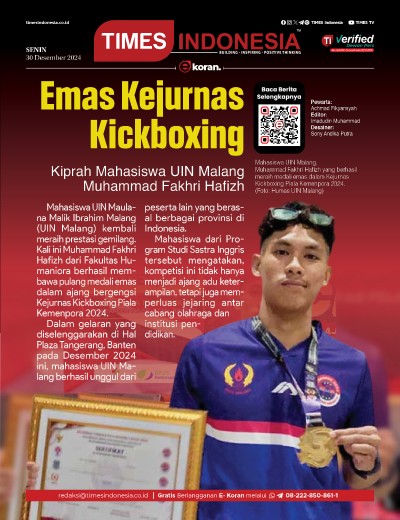 Edisi Senin, 30 Desember 2024: E-Koran, Bacaan Positif Masyarakat 5.0