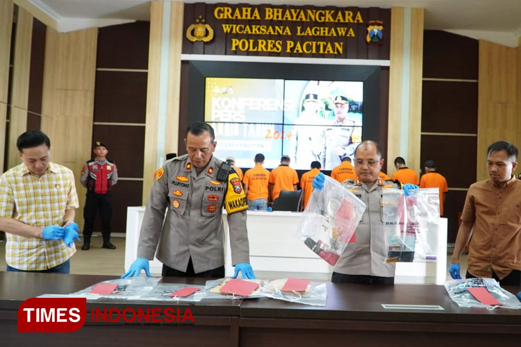 Polres Pacitan Ungkap Penurunan Kejahatan 2024, Kasus Narkoba Justru Meningkat