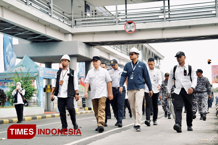 Menhub Dudy Pastikan Kesiapan Pelabuhan Ketapang Hadapi Lonjakan Arus Balik Nataru