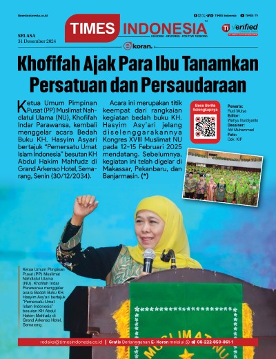 Edisi Selasa, 31 Desember 2024: E-Koran, Bacaan Positif Masyarakat 5.0