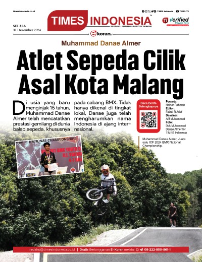 Edisi Selasa, 31 Desember 2024: E-Koran, Bacaan Positif Masyarakat 5.0