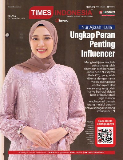 Edisi Selasa, 31 Desember 2024: E-Koran, Bacaan Positif Masyarakat 5.0