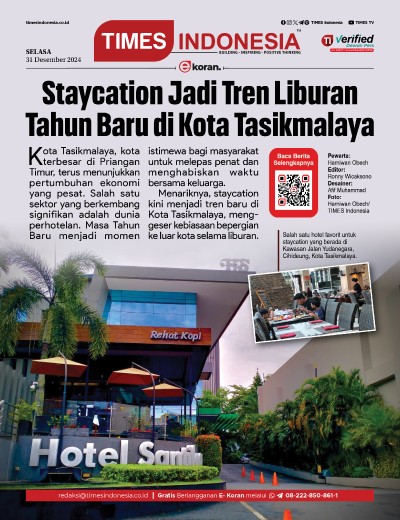 Edisi Selasa, 31 Desember 2024: E-Koran, Bacaan Positif Masyarakat 5.0