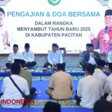 Pengajian dan Doa Bersama Sambut Tahun Baru 2025 di Pendopo Pacitan