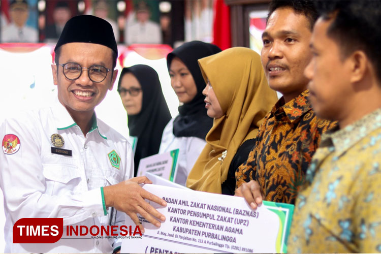 Baznas dan UPZ Kemenag Purbalingga Saluran Zakat 370 Mustahik