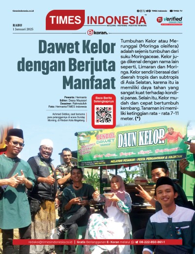 Edisi Rabu, 1 Januari 2024: E-Koran, Bacaan Positif Masyarakat 5.0