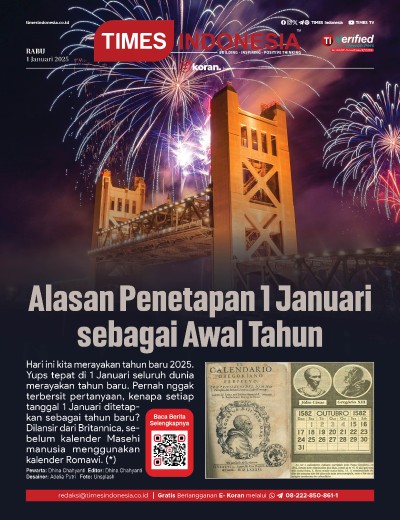 Edisi Rabu, 1 Januari 2025: E-Koran, Bacaan Positif Masyarakat 5.0
