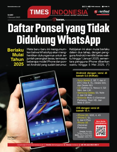 Edisi Rabu, 1 Januari 2025: E-Koran, Bacaan Positif Masyarakat 5.0