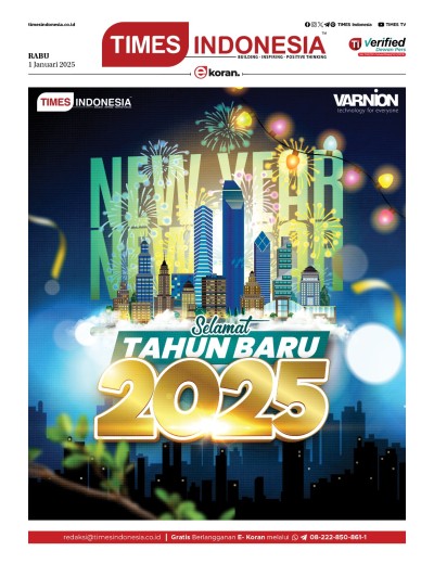 Edisi Rabu, 1 Januari 2025: E-Koran, Bacaan Positif Masyarakat 5.0