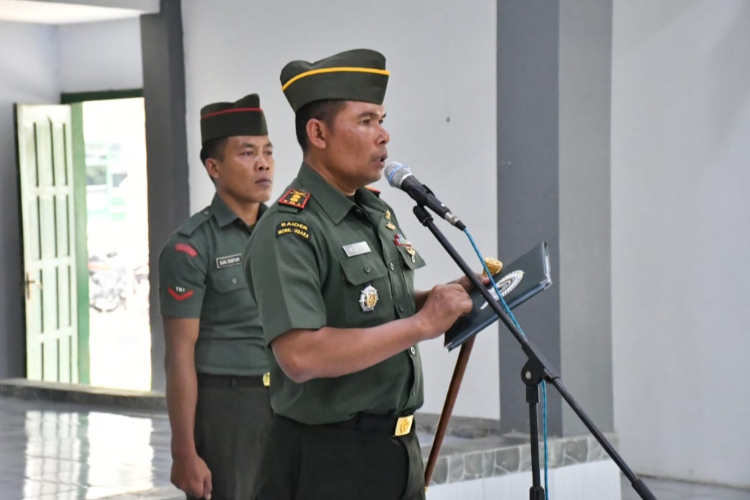 Dandim Ponorogo Pimpin Korps Serah Terima Jabatan Danramil Jajaran Kodim 0802 Ponorogo