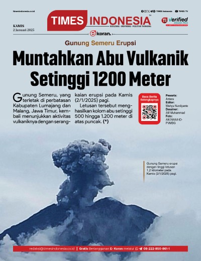 Edisi Kamis, 2 Januari 2024: E-Koran, Bacaan Positif Masyarakat 5.0