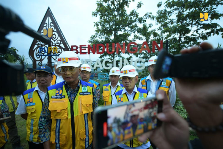 Dukung Suplesi Air Pertanian, Menteri PU Tinjau Daerah Irigasi Glapan