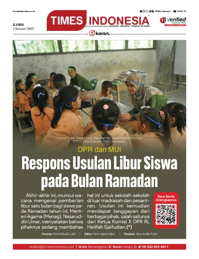 Edisi Kamis, 2 Januari 2025: E-Koran, Bacaan Positif Masyarakat 5.0