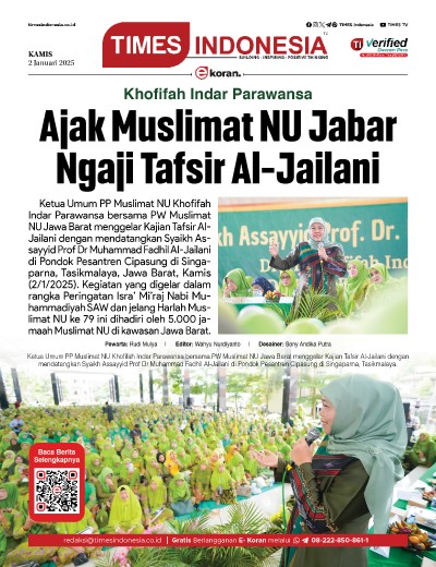 Edisi Kamis, 2 Januari 2025: E-Koran, Bacaan Positif Masyarakat 5.0