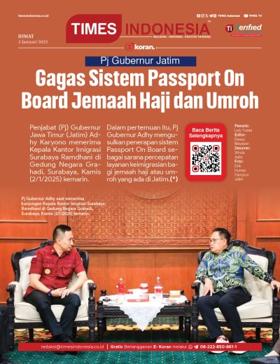 	Edisi Jumat, 3 Januari 2025: E-Koran, Bacaan Positif Masyarakat 5.0