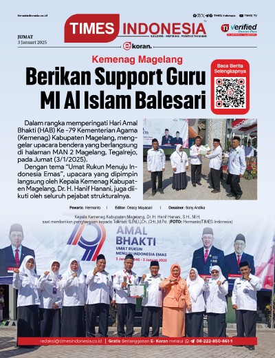 	Edisi Jumat, 3 Januari 2025: E-Koran, Bacaan Positif Masyarakat 5.0
