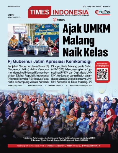Edisi Sabtu, 4 Januari 2025: E-Koran, Bacaan Positif Masyarakat 5.0