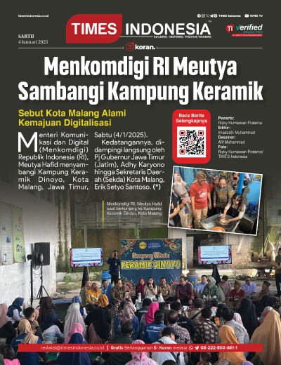 Edisi Sabtu, 4 Januari 2025: E-Koran, Bacaan Positif Masyarakat 5.0